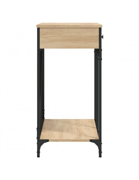 Tavolo Consolle Rovere Sonoma 100x39x78,5 cm Legno Multistrato