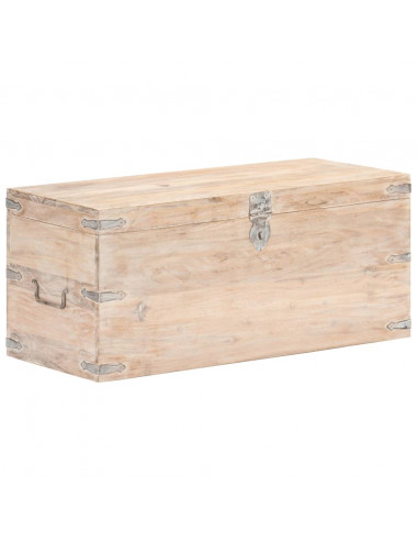 Baule 90x40x40 cm in Legno Massello di Acacia