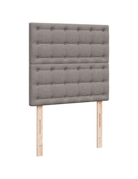 Giroletto a Molle con Materasso Tortora 90x200 cm inTessuto