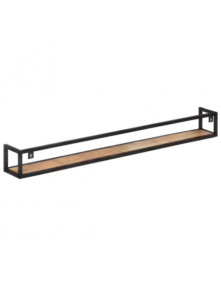 Mensole a Muro 2 pz 160 cm in Legno Massello di Recupero
