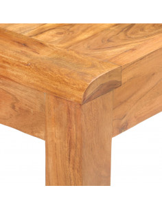 Tavolo Consolle 110x40x76 cm Massello Acacia Finitura Miele 2