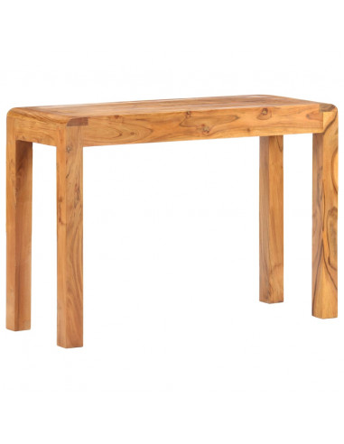 Tavolo Consolle 110x40x76 cm Massello Acacia Finitura Miele