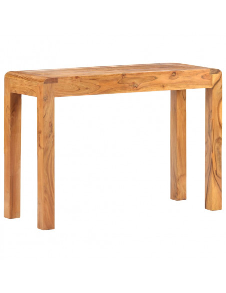 Tavolo Consolle 110x40x76 cm Massello Acacia Finitura Miele