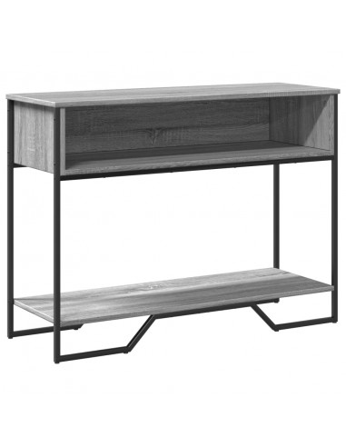 Tavolo Consolle Grigio Sonoma 100x35x74,5 cm in Truciolato