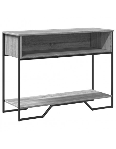 Tavolo Consolle Grigio Sonoma 100x35x74,5 cm in Truciolato