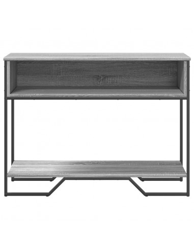 Tavolo Consolle Grigio Sonoma 100x35x74,5 cm in Truciolato