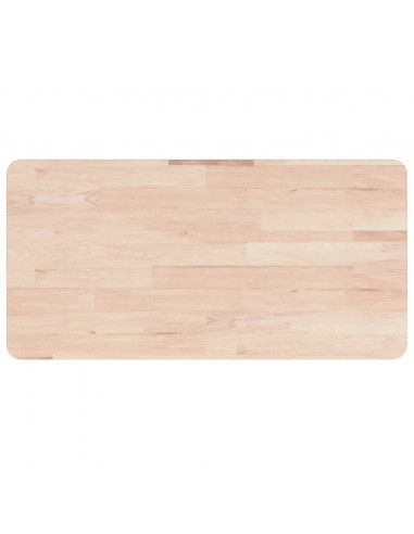 Banco Lavoro 100x60x(73-99,5) cm Legno di Rovere Rettangolare
