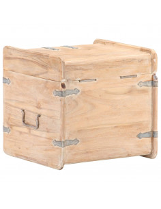 Baule 40x40x40 cm in Legno Massello di Acacia 2