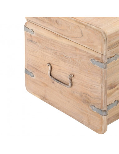 Baule 40x40x40 cm in Legno Massello di Acacia