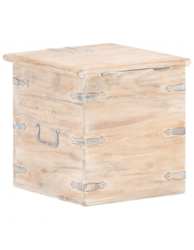 Baule 40x40x40 cm in Legno Massello di Acacia