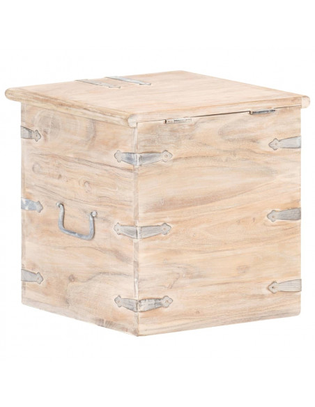 Baule 40x40x40 cm in Legno Massello di Acacia