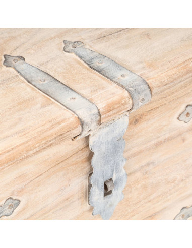 Baule 40x40x40 cm in Legno Massello di Acacia