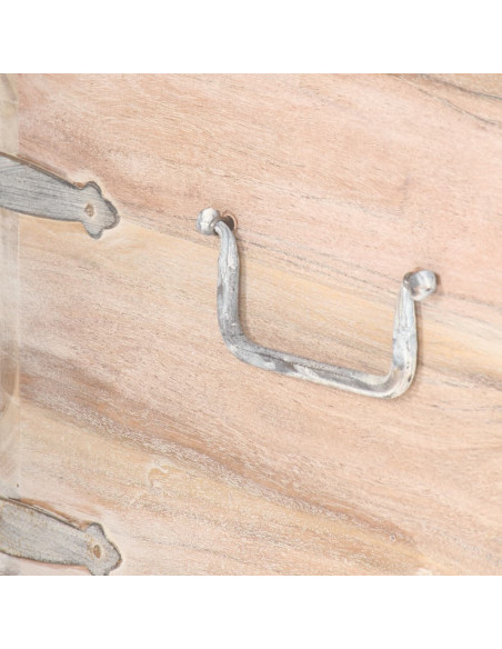 Baule 40x40x40 cm in Legno Massello di Acacia