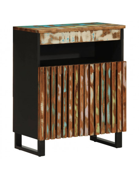 Credenza 60x34x75 cm in Legno Massello di Acacia