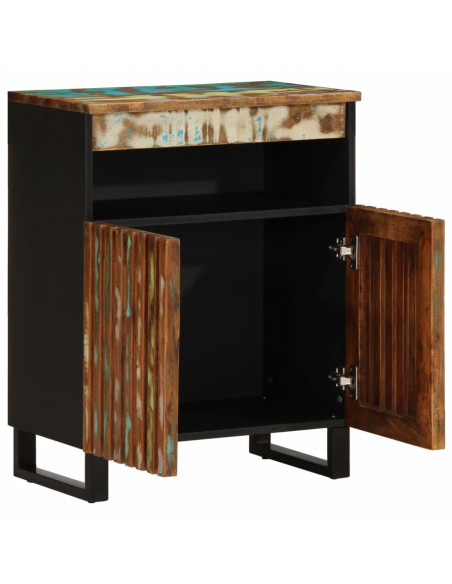 Credenza 60x34x75 cm in Legno Massello di Acacia