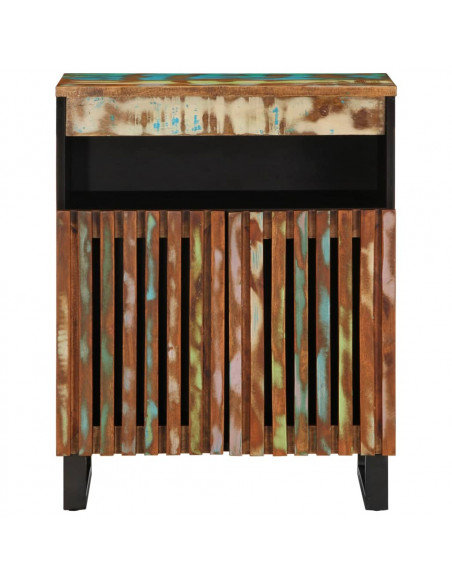 Credenza 60x34x75 cm in Legno Massello di Acacia
