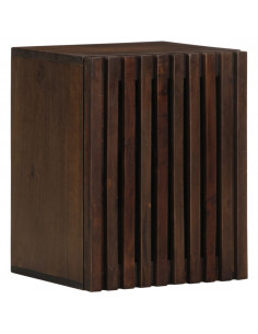 Mobile da Bagno a Parete 38x34x48 cm in Legno Massello di Mango 2