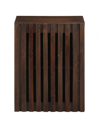 Mobile da Bagno a Parete 38x34x48 cm in Legno Massello di Mango