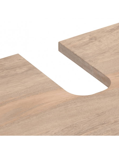 Mobile Lavabo da Bagno 62x34x58cm in Legno Massello di Mango