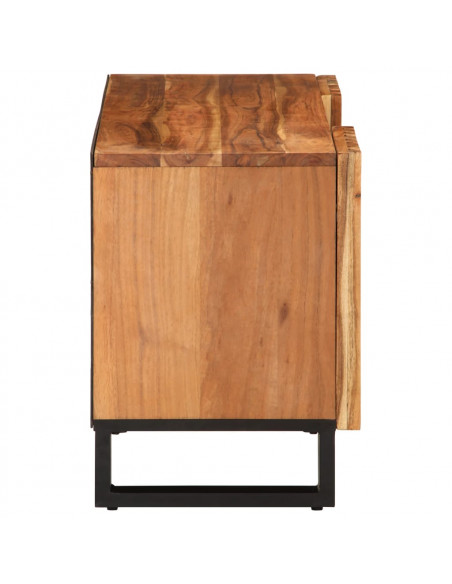 Mobile Porta TV 100x34x46 cm in Legno Massello di Acacia