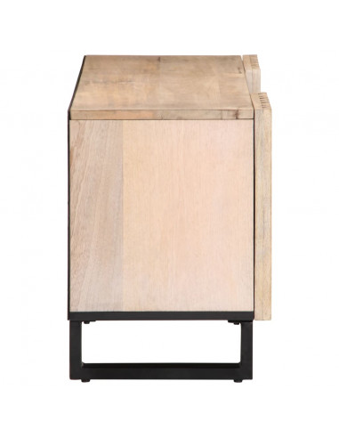 Mobile Porta TV 100x34x46 cm in Legno Massello di Mango