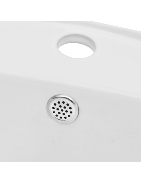 Set Mobili da Bagno 2 pz Ceramica Nero
