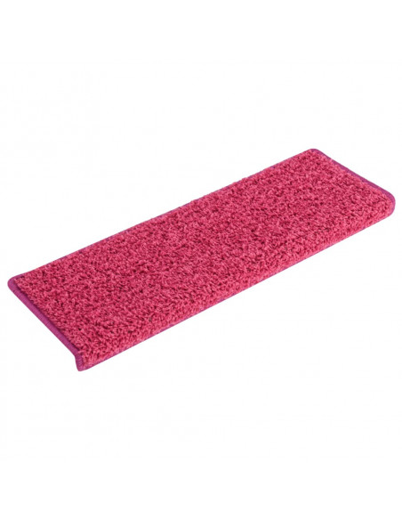 Tappetini per Scale 15 pz 65x21x4 cm Rosa