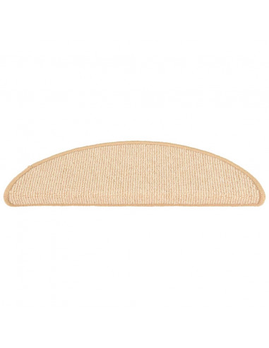 Tappetini per Scale 15 pz Crema 65x21x4 cm