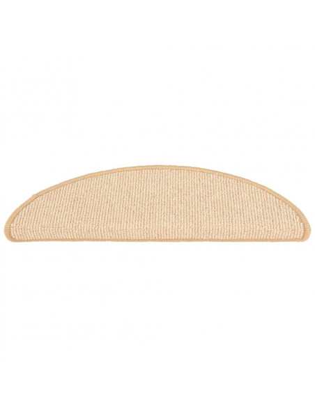 Tappetini per Scale 15 pz Crema 65x21x4 cm
