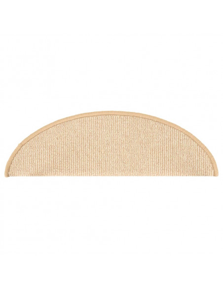 Tappetini per Scale 15 pz Crema 65x21x4 cm