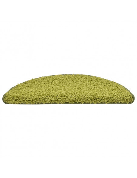 Tappetini per Scale 15 pz Verdi 56x17x3 cm