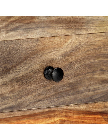 Tavolo Consolle da Parete 100x25x20 cm in Massello di Acacia