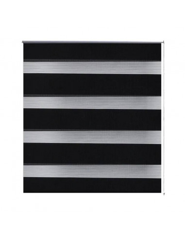Tenda a rullo oscurante zebra 40x100cm nero