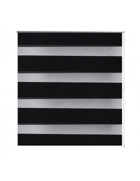 Tenda a rullo oscurante zebra 40x100cm nero
