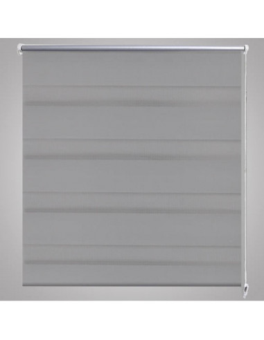 Tenda a rullo oscurante zebra 50x100 cm grigia