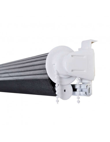 Tenda a rullo oscurante zebra 50x100 cm grigia