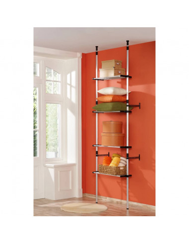 Sistema per Guardaroba Telescopico con Mensole in Alluminio