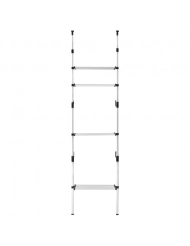 Sistema per Guardaroba Telescopico con Mensole in Alluminio