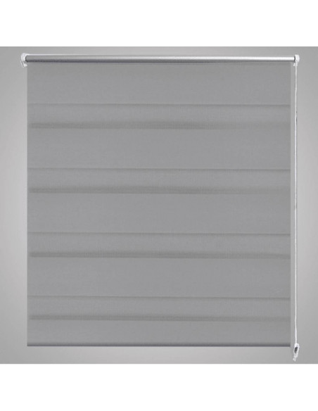Tenda a rullo oscurante zebra 120x175 cm grigia