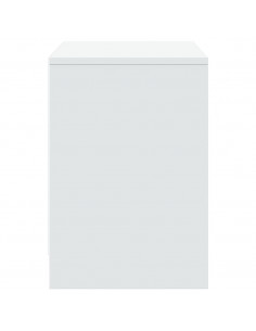 Mobile Porta TV con LED Bianco 100x34x50 cm in Truciolato 2