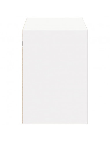 Mobile TV a Parete con Luci LED Bianco 100x31x45 cm