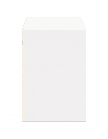 Mobile TV a Parete con Luci LED Bianco 100x31x45 cm