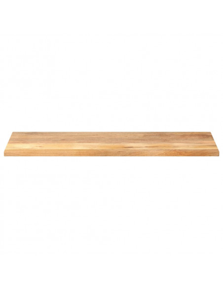 Piano per Tavolo 160x50x3,8cm Rettangolare Legno Massello Mango