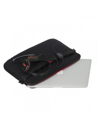 Rivacase 5120 borsa per notebook 33,8 cm (13.3") Custodia a tasca Nero