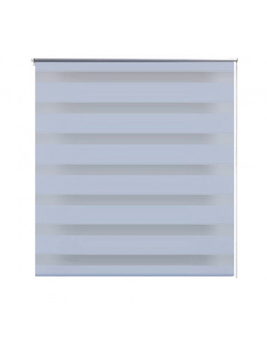 Tenda a rullo oscurante zebra 100x175 bianca