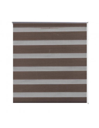 Tenda a rullo oscurante zebra 70x120 caffé
