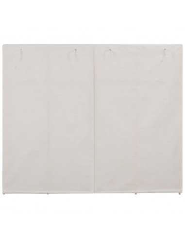 Armadio Bianco 200x40x170 cm in Tessuto