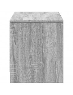 Mobile Porta TV con LED Grigio Sonoma 97x34x40 cm in Truciolato 2