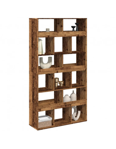 Divisorio Stanza Legno Antico 100x33x187,5 cm in Truciolato