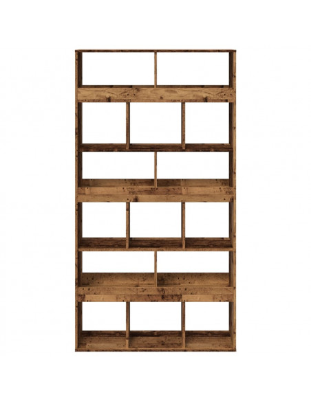 Divisorio Stanza Legno Antico 100x33x187,5 cm in Truciolato